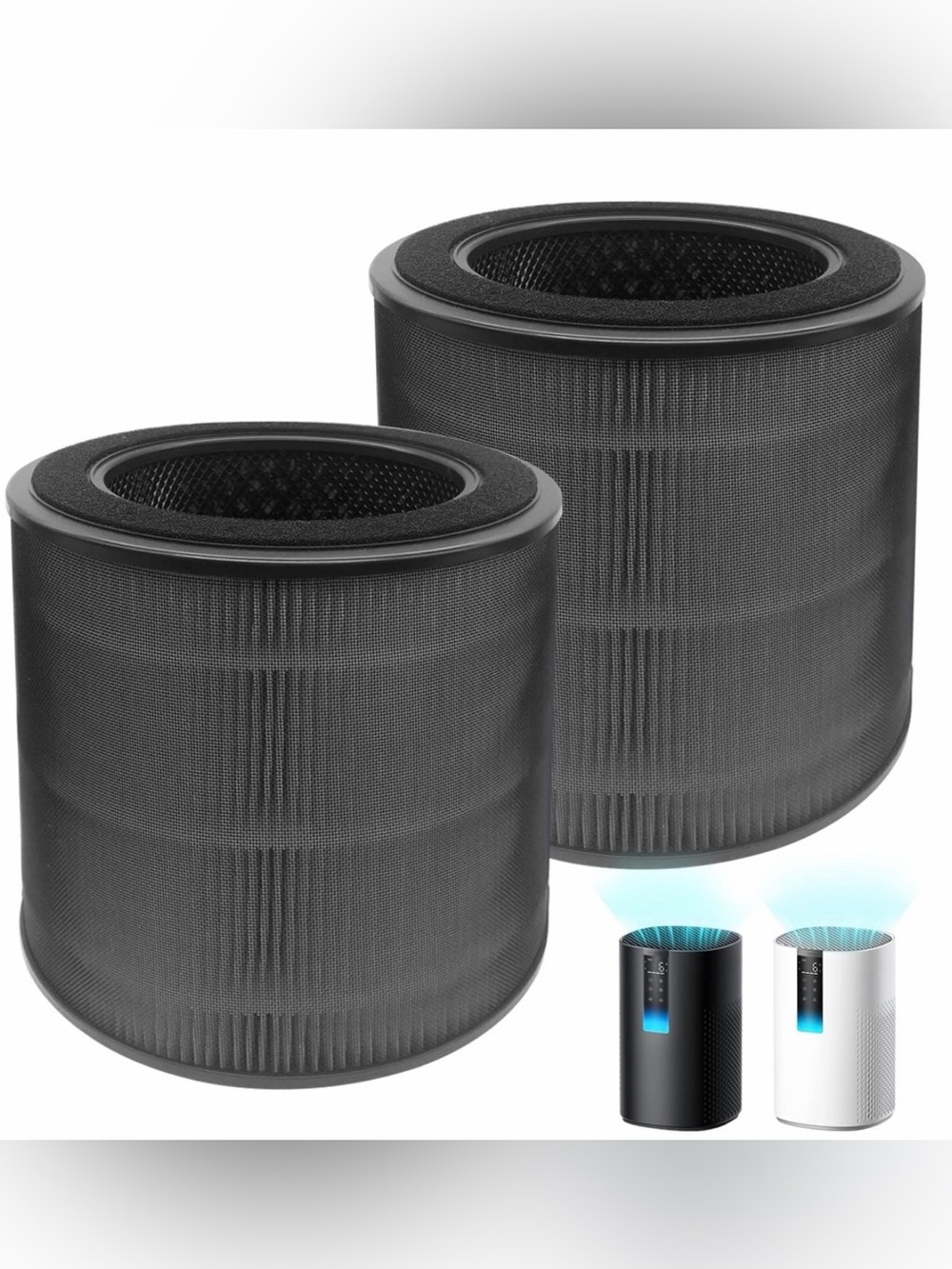 2 Pack DR-HAP005S Replacement Filters Compatible with Dreo Air Purifier